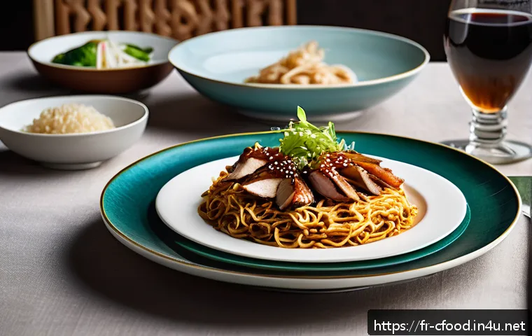 중국집 인기 메뉴 순위 - A vibrant and elegant Chinese banquet table set in a modern French dining room, featuring a variety ...