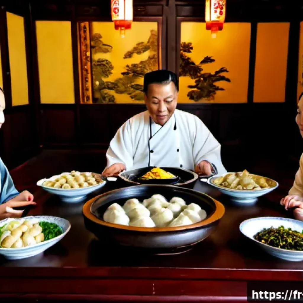 중국 요리 역사 - Photorealistic Tang dynasty Chinese imperial banquet illustrating culinary history, an elegant palac...